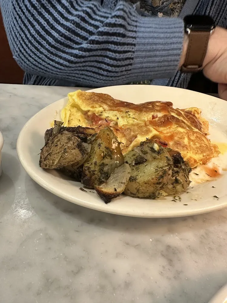 Cheese and Tomato Omelette